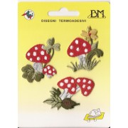 Iron-on Embroidery Sticker - Mushrooms